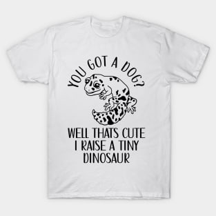 Leopard Gecko Tiny Dinosaur Leopard Geckos Lizard T-Shirt